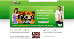 Desktop Screenshot of herbalpotpourriblend.com